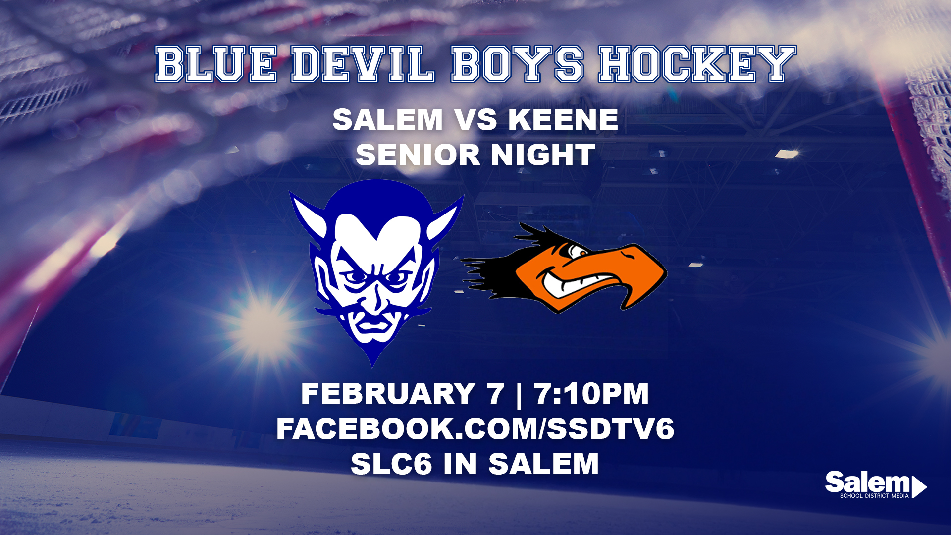 BLUE DEVIL BOYS HOCKEY | Salem vs Keene - February 7, 2026