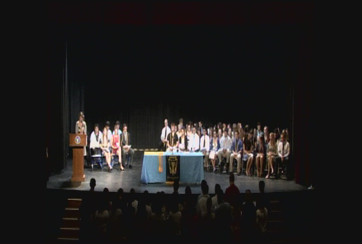 National Honor Society Induction Ceremony 2012