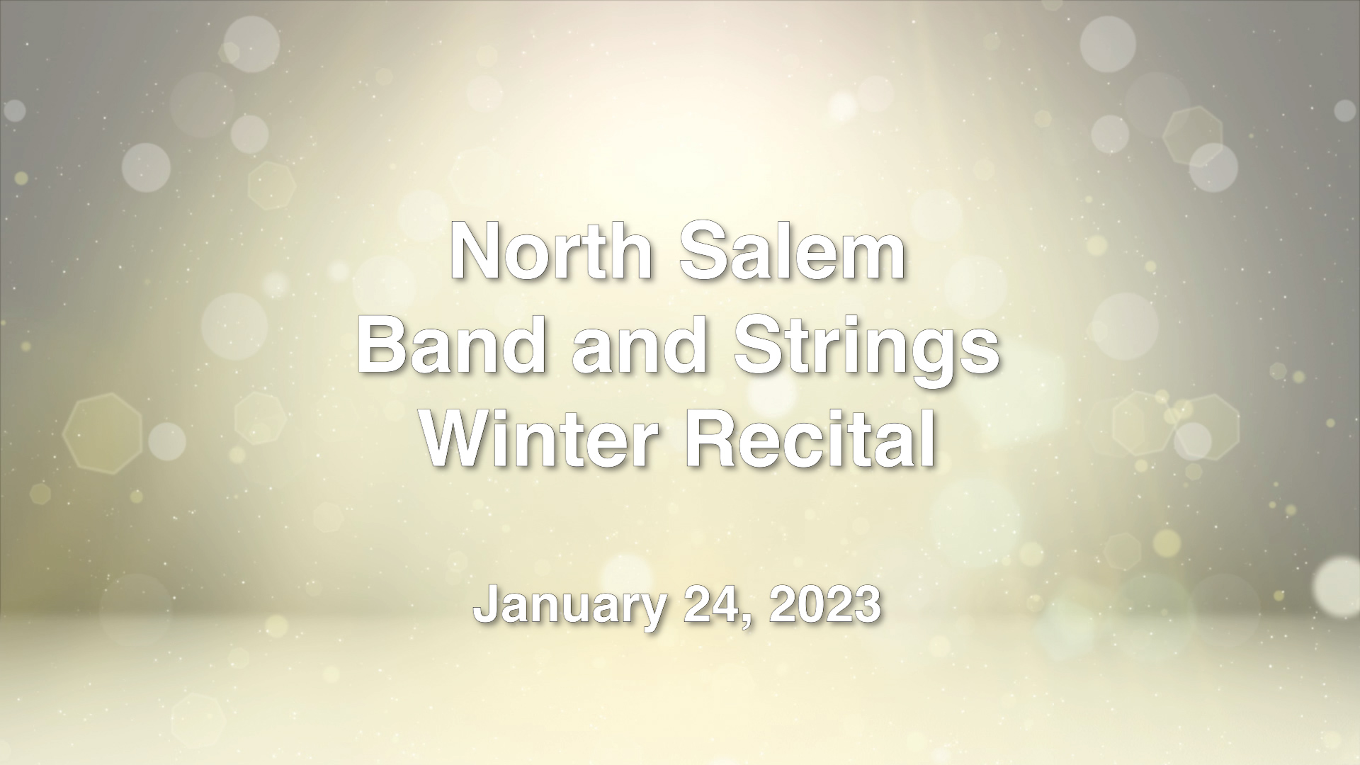 2023 North Salem Band and Strings Winter Recital